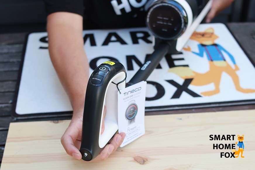 Akkusaugwischer Powerknopf